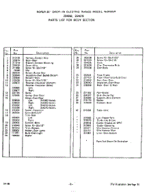 07 - Body parts for Whirlpool Range 2540W70 / from AppliancePartsPros.com
