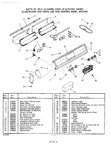 02 - Main Top parts for Whirlpool Range 2570B30 / from AppliancePartsPros.com