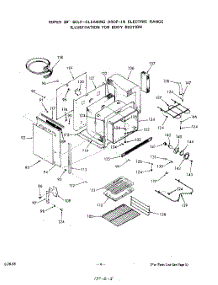 05 - Section parts for Whirlpool Range 2570B30 / from AppliancePartsPros.com