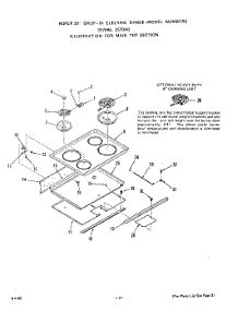 03 - Body parts for Whirlpool Range 2570W0A / from AppliancePartsPros.com