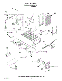 09 - Unit Parts parts for Whirlpool Refrigerator 6ISC20C6AY00 / from AppliancePartsPros.com