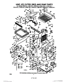04 - Unit, Ice Cutter Grid, And Pump Par parts for Whirlpool Ice Machine 7CSE3W1 / from AppliancePartsPros.com