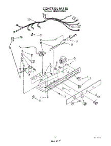 13 - Control parts for Whirlpool Refrigerator 6ED22DWXTN00 / from AppliancePartsPros.com