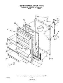 08 - Refrigerator Door, Not Illustrated, parts for Whirlpool Refrigerator 6ET18GKXWN00 / from AppliancePartsPros.com