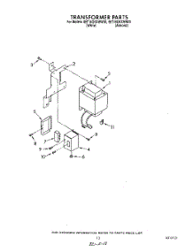 09 - Section parts for Whirlpool Refrigerator 6ET18GKXWN00 / from AppliancePartsPros.com