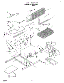 06 - Unit parts for Whirlpool Refrigerator 6ET18ZKXAN01 / from AppliancePartsPros.com