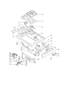 06 - Section parts for Whirlpool Range 8215W26 / from AppliancePartsPros.com