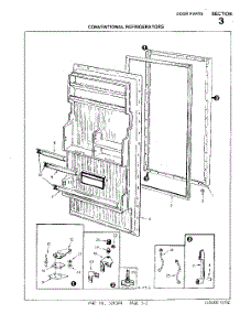 19 - Door Parts parts for Whirlpool Refrigerator 8811W00 / from AppliancePartsPros.com