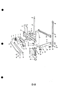46 - Frame parts for Whirlpool Dishwasher 8501L30 / from AppliancePartsPros.com