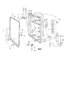 22 - Section parts for Whirlpool Dishwasher 8561920 / from AppliancePartsPros.com