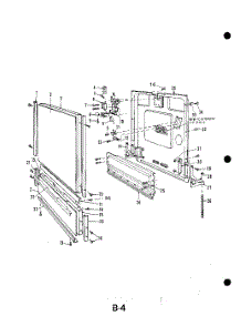 15 - Door parts for Whirlpool Dishwasher 8561L30 / from AppliancePartsPros.com