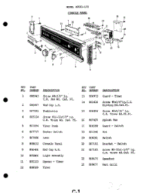 26 - Console Panel parts for Whirlpool Dishwasher 8561L30 / from AppliancePartsPros.com