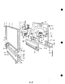 27 - Door parts for Whirlpool Dishwasher 8561L30 / from AppliancePartsPros.com