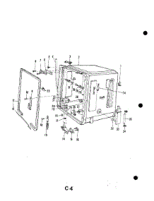 29 - Tub parts for Whirlpool Dishwasher 8561L30 / from AppliancePartsPros.com