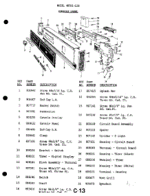 38 - Console Panel parts for Whirlpool Dishwasher 8561L30 / from AppliancePartsPros.com