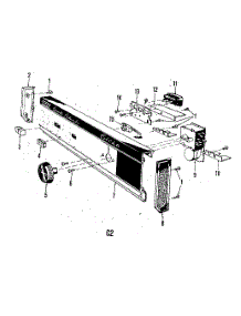 02 - Section parts for Whirlpool Dishwasher 8564900 / from AppliancePartsPros.com