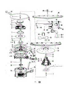 08 - Section parts for Whirlpool Dishwasher 8564900 / from AppliancePartsPros.com