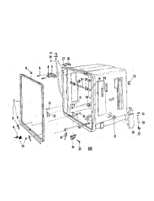 21 - Tub parts for Whirlpool Dishwasher 8564900 / from AppliancePartsPros.com