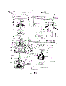 39 - Motor, Heater And Spray Arm parts for Whirlpool Dishwasher 8564900 / from AppliancePartsPros.com