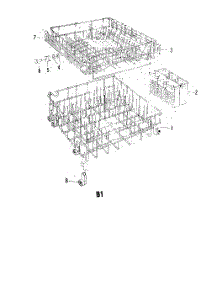 10 - Section parts for Whirlpool Dishwasher 8581920 / from AppliancePartsPros.com