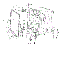 38 - Section parts for Whirlpool Dishwasher 8581920 / from AppliancePartsPros.com