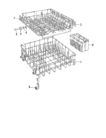42 - Section parts for Whirlpool Dishwasher 8581920 / from AppliancePartsPros.com
