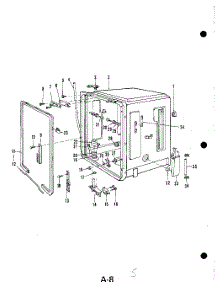 05 - Tub parts for Whirlpool Dishwasher 8581L30 / from AppliancePartsPros.com