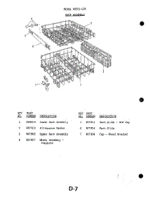45 - Rack parts for Whirlpool Dishwasher 8581L30 / from AppliancePartsPros.com