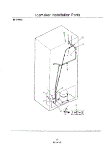 13 - Section parts for Whirlpool Refrigerator 8619W1A / from AppliancePartsPros.com