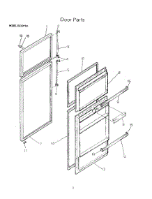 02 - Section parts for Whirlpool Refrigerator 8619W1B / from AppliancePartsPros.com