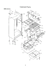 05 - Section parts for Whirlpool Refrigerator 8619W1B / from AppliancePartsPros.com