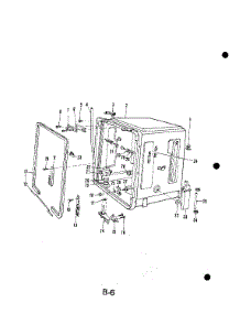 17 - Tub parts for Whirlpool Dishwasher 8591^30 / from AppliancePartsPros.com