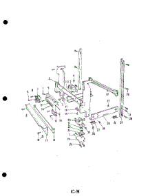 34 - Frame parts for Whirlpool Dishwasher 8591^30 / from AppliancePartsPros.com