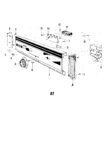 02 - Section parts for Whirlpool Dishwasher 8591W20 / from AppliancePartsPros.com