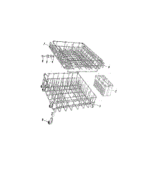 26 - Section parts for Whirlpool Dishwasher 8591W20 / from AppliancePartsPros.com