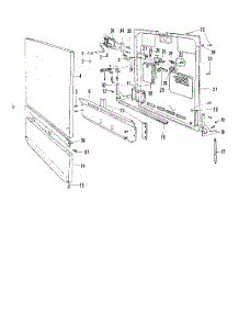 36 - Section parts for Whirlpool Dishwasher 8591W20 / from AppliancePartsPros.com