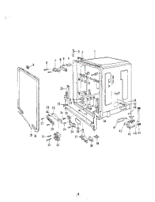 05 - Section parts for Whirlpool Dishwasher 8591W40 / from AppliancePartsPros.com