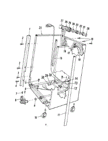 10 - Section parts for Whirlpool Dishwasher 8591W40 / from AppliancePartsPros.com