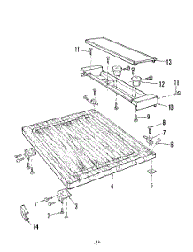 13 - Section parts for Whirlpool Dishwasher 8591W40 / from AppliancePartsPros.com