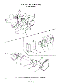10 - Air And Control parts for Whirlpool Refrigerator 8624W1C / from AppliancePartsPros.com