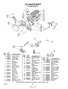 18 - Icemaker parts for Whirlpool Refrigerator 8624W1C / from AppliancePartsPros.com