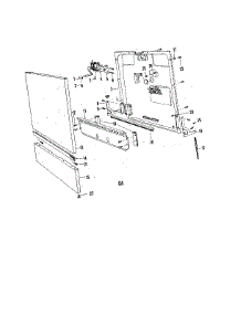 04 - Section parts for Whirlpool Dishwasher 8594W00 / from AppliancePartsPros.com
