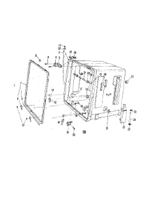 06 - Section parts for Whirlpool Dishwasher 8594W00 / from AppliancePartsPros.com