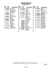 03 - Section parts for Whirlpool Dishwasher 8597L10 / from AppliancePartsPros.com