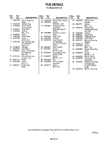 07 - Section parts for Whirlpool Dishwasher 8597L10 / from AppliancePartsPros.com