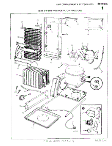 07 - Unit Compartment And System Parts parts for Whirlpool Refrigerator 8822W00 / from AppliancePartsPros.com