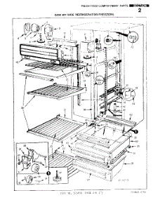 21 - Section parts for Whirlpool Refrigerator 8822W00 / from AppliancePartsPros.com