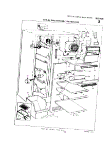 25 - Freezer Compartment parts for Whirlpool Refrigerator 8822W00 / from AppliancePartsPros.com