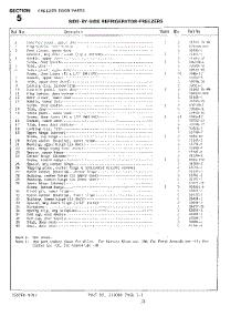 38 - Section parts for Whirlpool Refrigerator 8822W00 / from AppliancePartsPros.com