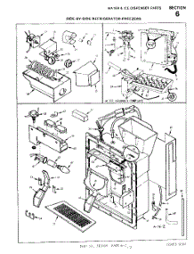 45 - Section parts for Whirlpool Refrigerator 8822W00 / from AppliancePartsPros.com